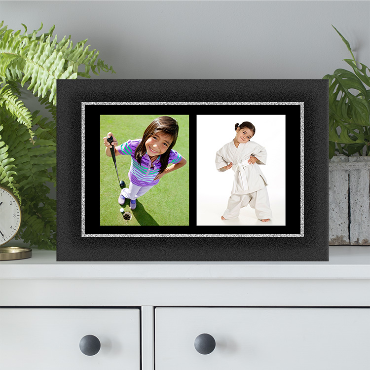 Double Horizontal Photo Print | double-horizontal-photo-prints-silver-frame.jpg