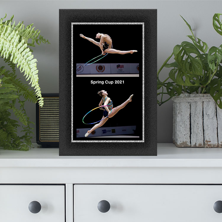 Double Vertical Photo Print | double-photo-prints-silver-frame.jpg